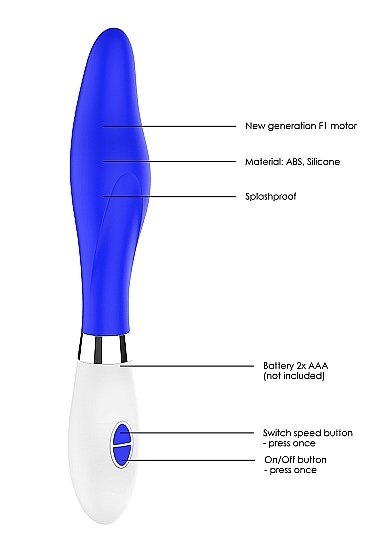 Athamas Ultra Soft Silicone 10 Speeds Royal Blue - Image 7
