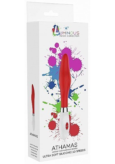 Athamas Ultra Soft Silicone 10 Speeds Red - Image 2