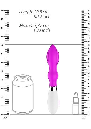 Astraea Ultra Soft Silicone 10 Speeds Fucshia - Image 3