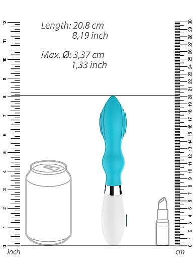Astraea Ultra Soft Silicone 10 Speeds Turquoise - Image 3