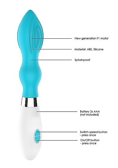 Astraea Ultra Soft Silicone 10 Speeds Turquoise - Image 7