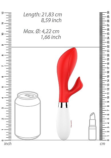 Achelois Ultra Soft Silicone 10 Speeds Red - Image 3