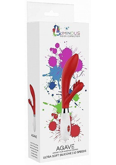 Agave Ultra Soft Silicone 10 Speeds Red - Image 2