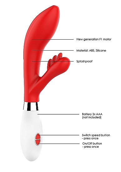 Agave Ultra Soft Silicone 10 Speeds Red - Image 7