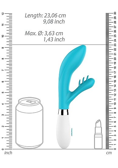Agave Ultra Soft Silicone 10 Speeds Turquoise - Image 3