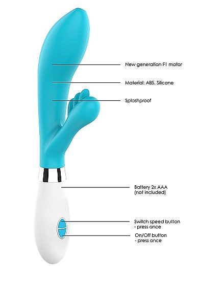 Agave Ultra Soft Silicone 10 Speeds Turquoise - Image 7