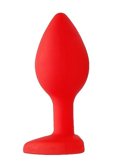 Diamond Heart Butt Plug Red Large - Image 5