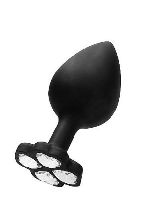 REGULAR LUCKY DIAMOND BUTT PLUG BLACK