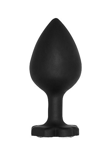 LARGE LUCKY DIAMOND BUTT PLUG BLACK - Image 4
