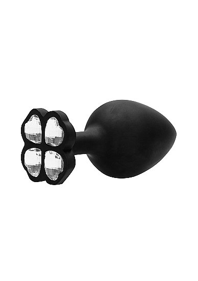 LARGE LUCKY DIAMOND BUTT PLUG BLACK - Image 5