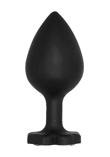 EXTRA LARGE LUCKY DIAMOND BUTT PLUG BLACK - Image 4
