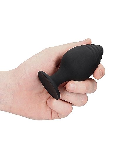 Rippled Butt Plug Set Black - Image 5