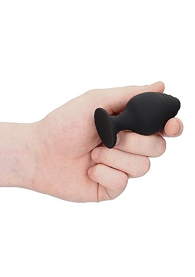 Rippled Butt Plug Set Black - Image 6