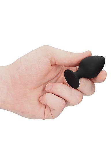 Rippled Butt Plug Set Black - Image 7