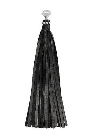 Diamond Studded Whip Black
