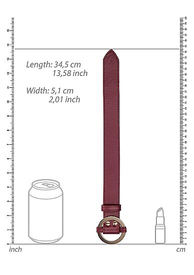 Ouch Halo Wrist & Ankle Cuffs Burgundy - Image 3