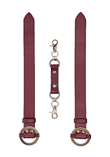 Ouch Halo Wrist & Ankle Cuffs Burgundy - Image 5