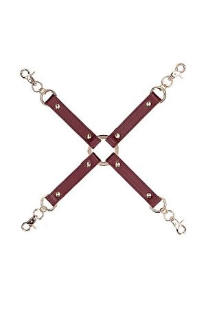 Ouch Halo Hogtie Connector Burgundy