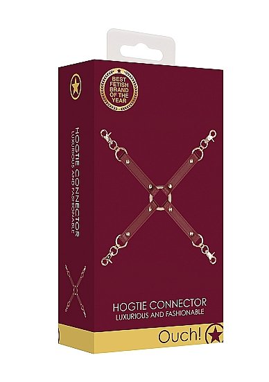 Ouch Halo Hogtie Connector Burgundy - Image 2