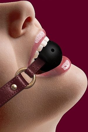 Ouch Halo Breathable Ball Gag Burgundy