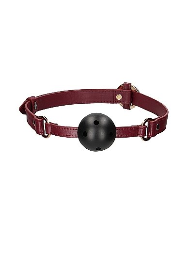 Ouch Halo Breathable Ball Gag Burgundy - Image 4