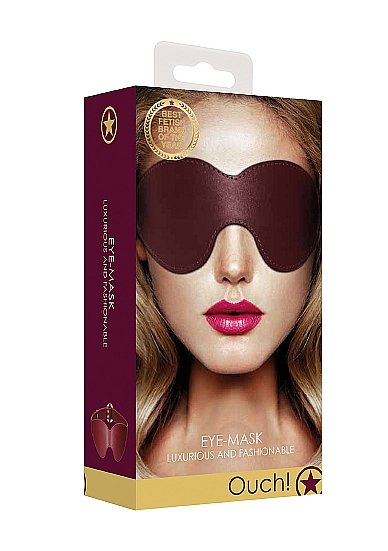 Ouch Halo Eyemask Burgundy - Image 2