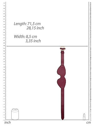 Ouch Halo Eyemask Burgundy - Image 3