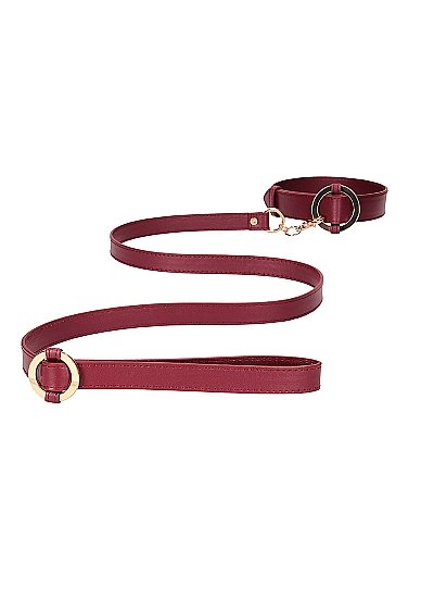 Ouch Halo Collar W/ Leash Burgundy - Image 4