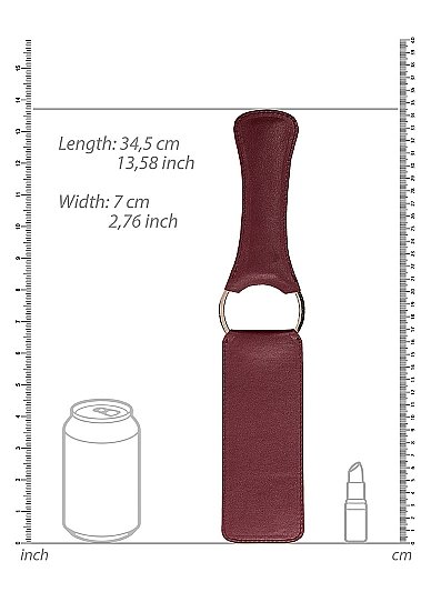 Ouch Halo Paddle Burgundy - Image 3