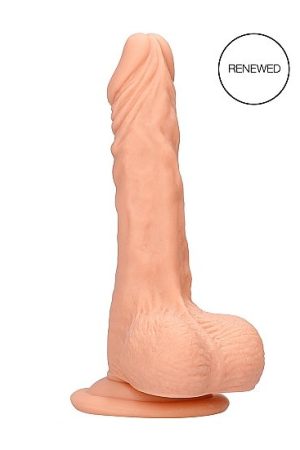 Realrock 9In Dong Flesh W/ Testicles