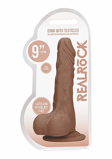 Realrock 9In Dong Tan W/ Testicles - Image 2