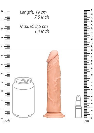 Realrock 7In Dong Flesh W/O Testicles - Image 8
