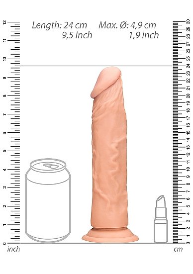 Realrock 9In Dong Flesh W/O Testicles - Image 9