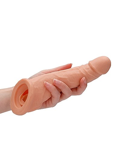 Realrock Penis Sleeve 8In Flesh - Image 2