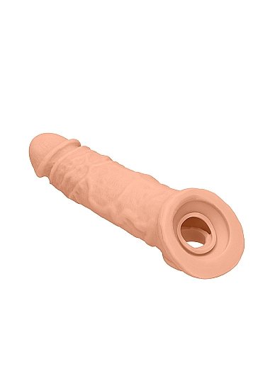 Realrock Penis Sleeve 8In Flesh - Image 7