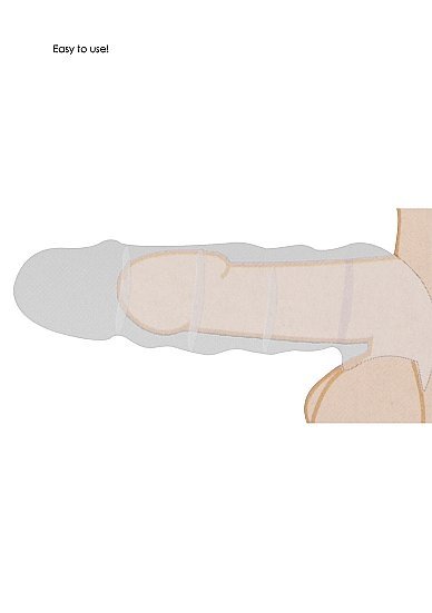 Realrock Penis Sleeve 8In Flesh - Image 10