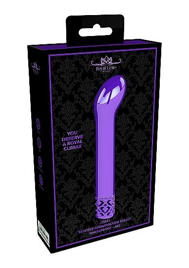 Royal Gems Jewel Purple Abs Bullet Rechargeable - Image 2