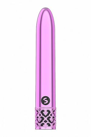 Royal Gems Shiny Pink Abs Bullet Rechargeable