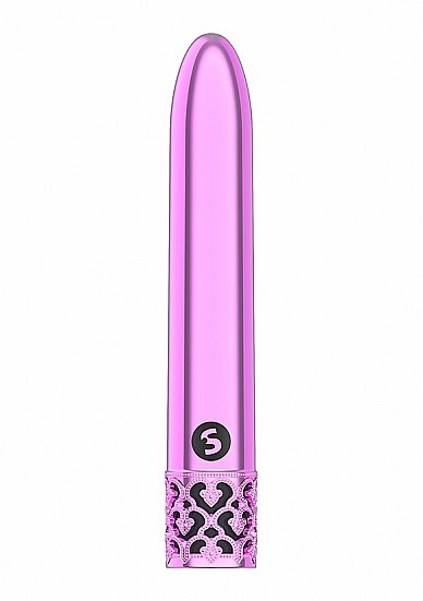 Royal Gems Shiny Pink Abs Bullet Rechargeable