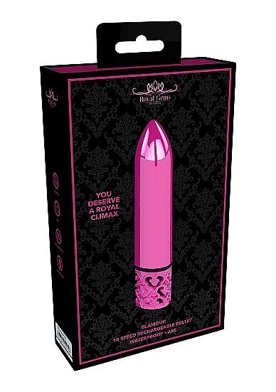 Royal Gems Glamour Pink Abs Bullet Rechargeable - Image 2