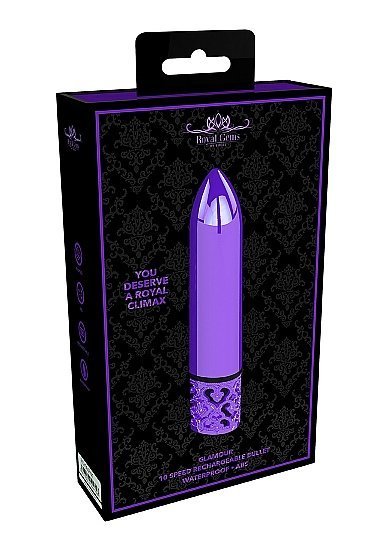 Royal Gems Glamour Purple Abs Bullet Rechargeable - Image 2