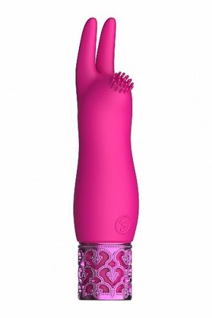 Royal Gems Elegance Pink Rechargeable Silicone Bullet