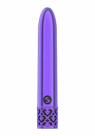 Royal Gems Shiny Purple Abs Bullet Rechargeable - Image 2