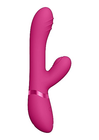 Vive Tani Pink Vibrator Finger Motion W/ Pulse Wave - Image 3