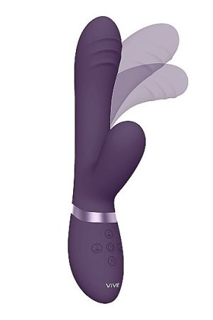 Vive Tani Purple Vibrator Finger Motion W/ Pulse Wave