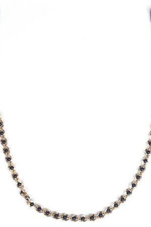 Black Tweezer Nipple Clamps W/ Beaded Chain