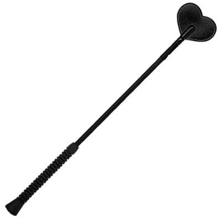 20In Flexi Crop- Black Heart Shape Leather Tip - Image 2