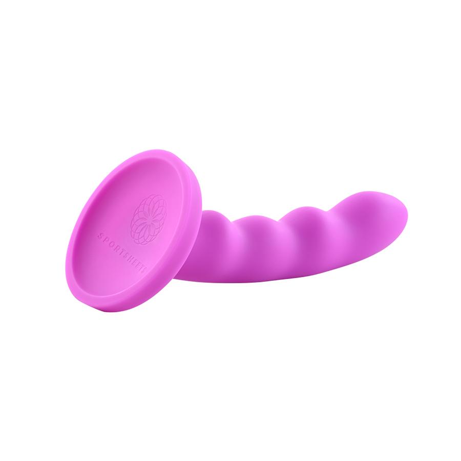 Nautia 8In Silicone Dildo Purple - Image 2