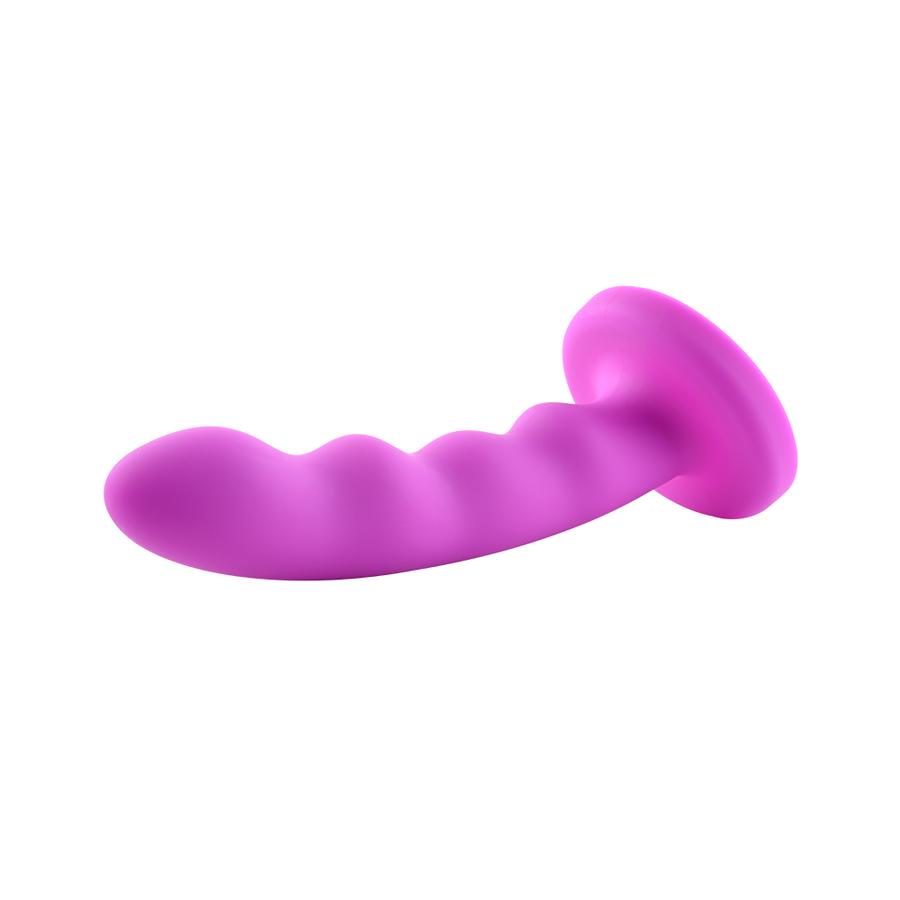 Nautia 8In Silicone Dildo Purple - Image 3