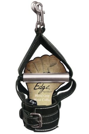 EDGE LEATHER HAND GRIP WRIST CUFFS